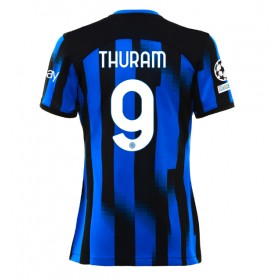 Inter Milan Marcus Thuram #9 Hemmakläder Dam 2023-24 Kortärmad